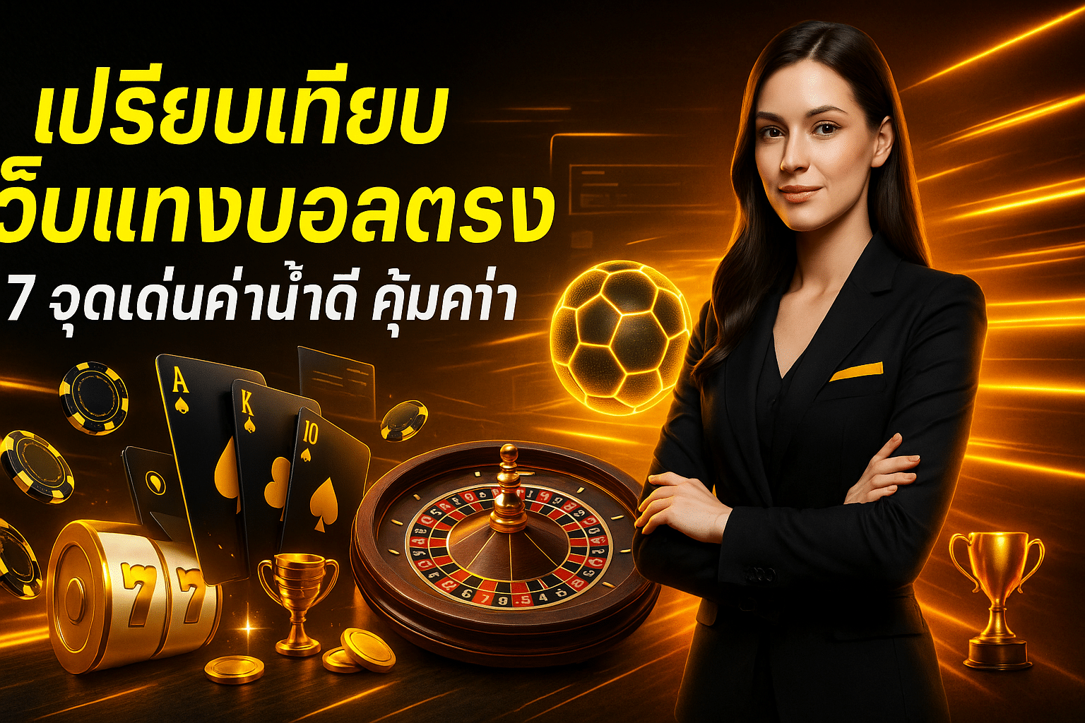 เปรียบเทียบเว็บแทงบอลตรง