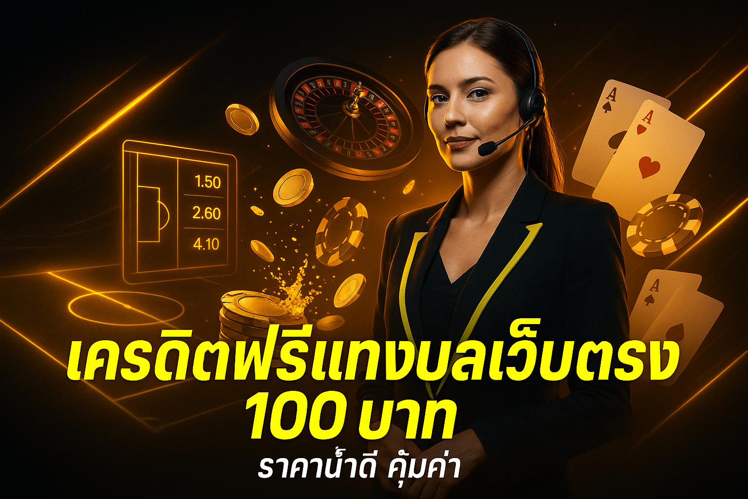เครดิตฟรีแทงบอลเว็บตรง 100 บาท